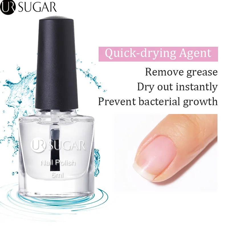 UR SUGAR 6ml Quick-drying Agent Nail Polish Transparent Increase Adhesion Remove Grease Nail Care Lasting Brighten Nail Art Tool
UR SUGAR 6ml Quick-drying Agent Nail Polish Transparent Increase Adhesion Remove Grease Nail Care Lasting Brighten Nail Art Tool