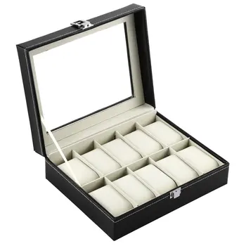 OUTAD 10 Grids Watch Box PU Leather Jewelry Storage Organizer Watches Display Holder Casket Luxury Watch Case
OUTAD 10 Grids Watch Box PU Leather Jewelry Storage Organizer Watches Display Holder Casket Luxury Watch Case
