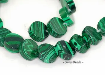 Malachite Gemstone Green Overlapping Flat Round Circle 14mm Loose Beads 15.5 inch Full Strand (90146266-219)
Malachite Gemstone Green Overlapping Flat Round Circle 14mm Loose Beads 15.5 inch Full Strand (90146266-219)
