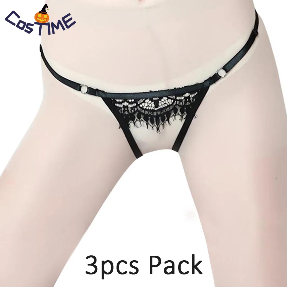 3-Pack Women's G-String Sexy Hollowed-Out T-Back Lace Micro Thong String Seamless Panties Brief Underwear Lingerie Intimates
3-Pack Women's G-String Sexy Hollowed-Out T-Back Lace Micro Thong String Seamless Panties Brief Underwear Lingerie Intimates
