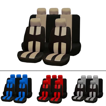 New Arrival 9PCS/Set Four Seasons Universal Car Seat Covers Front Rear Headrests Full Set Auto Seat Cover High Quality
New Arrival 9PCS/Set Four Seasons Universal Car Seat Covers Front Rear Headrests Full Set Auto Seat Cover High Quality