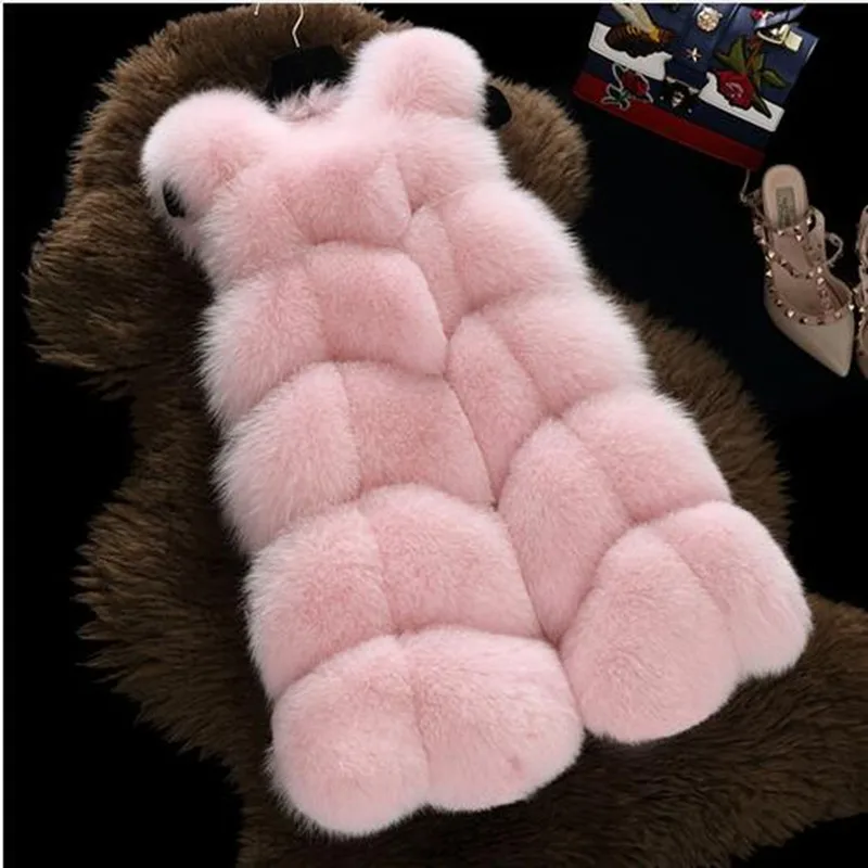 High quality Fur Vest Jacket coat women Luxury Faux Fox Warm Coat Vests Winter Fashion furs Women's Coats Jacket Gilet Veste 4XL
High quality Fur Vest Jacket coat women Luxury Faux Fox Warm Coat Vests Winter Fashion furs Women's Coats Jacket Gilet Veste 4XL