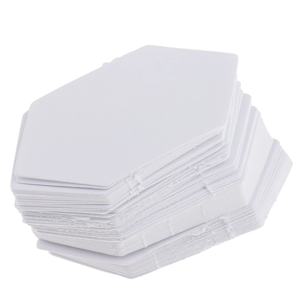 100 Pieces Hexagon Shape Paper Quilting Templates for Sewing Craft 4.2cm DIY Clothes Dress Apparel Sewing Fabric Tools Accessory