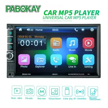 Double 2 Din Car Video Player 7 inch Touch Screen Multimedia player MP5 USB FM Bluetooth Support Rear View Camera
Double 2 Din Car Video Player 7 inch Touch Screen Multimedia player MP5 USB FM Bluetooth Support Rear View Camera