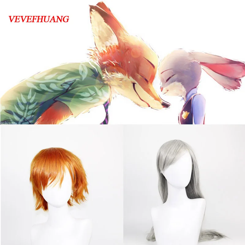 VEVEFHUANG Zootopia Judy and Nick rabbit Cosplay Wig Silvery White Synthetic Hair Long Straight Anime Cos Wig
VEVEFHUANG Zootopia Judy and Nick rabbit Cosplay Wig Silvery White Synthetic Hair Long Straight Anime Cos Wig