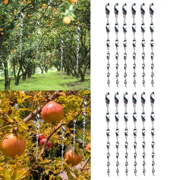 Behogar 12PCS 30cm Reflective Spiral Bird Repellent Scare Rods Farms Balcony Fish Ponds Homes Garden Substations Airports
Behogar 12PCS 30cm Reflective Spiral Bird Repellent Scare Rods Farms Balcony Fish Ponds Homes Garden Substations Airports