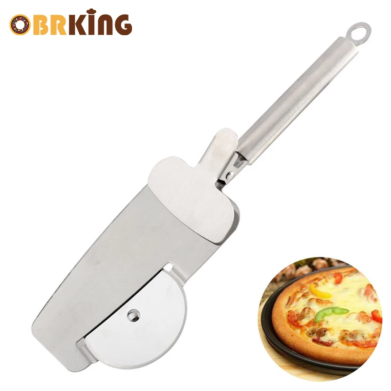 OBRKING Stainless Steel Pizza Cutter Pizza Knife Cutter Pastry Pasta Clip Pastry Dough Slicer Pizza Wheels Roller Kitchen Tool
OBRKING Stainless Steel Pizza Cutter Pizza Knife Cutter Pastry Pasta Clip Pastry Dough Slicer Pizza Wheels Roller Kitchen Tool