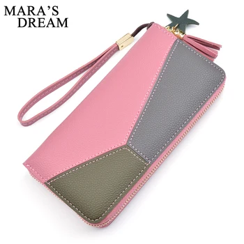 Mara's Dream 2020 Candy Color Fashion Women Wallet Long Patchwork PU Leather Women's Card Holder Purse Zipper New Female Wallets
Mara's Dream 2020 Candy Color Fashion Women Wallet Long Patchwork PU Leather Women's Card Holder Purse Zipper New Female Wallets