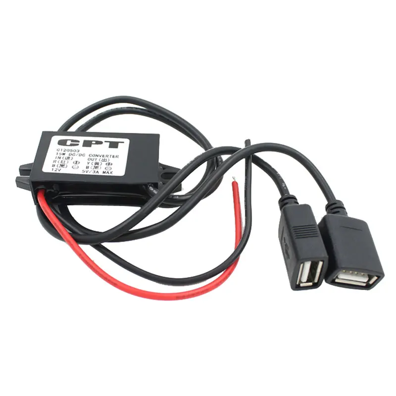 VODOOL DC 12V to 5V 3A Car Power Adapter Converter Power Inverter Dual USB Car Charger for Universal Car High Quality
VODOOL DC 12V to 5V 3A Car Power Adapter Converter Power Inverter Dual USB Car Charger for Universal Car High Quality