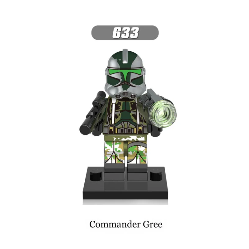Single Sale Super Hero Star Wars 633 commander gree Model Mini Building Blocks Figure Bricks Toys gift Compatible Legoed Ninjaed
Single Sale Super Hero Star Wars 633 commander gree Model Mini Building Blocks Figure Bricks Toys gift Compatible Legoed Ninjaed