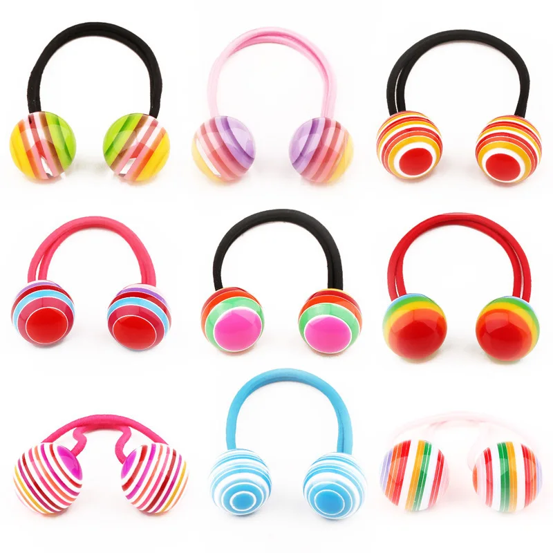 Children Cute Colorful Ball Beads High Elastic Hair Bands For Girls Kids Sparking Headdress Hair Tie Gum Ropes Hair Accessories
Children Cute Colorful Ball Beads High Elastic Hair Bands For Girls Kids Sparking Headdress Hair Tie Gum Ropes Hair Accessories