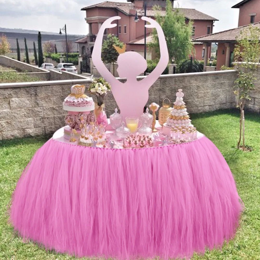 100*80CM Tutu Tulle Table Skirt Table Cloth Candy Gifts Baby Shower Wedding Banquet Baptism Birthday Party Table Decoration
100*80CM Tutu Tulle Table Skirt Table Cloth Candy Gifts Baby Shower Wedding Banquet Baptism Birthday Party Table Decoration