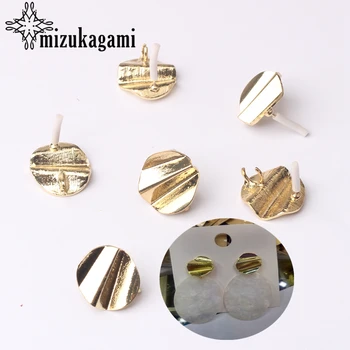 Zinc Alloy Metal Corrugated Wave Sheet Earrings Connector Linkers 20MM 6pcs/lot For DIY Fashion Earrings Jewelry Accessories
Zinc Alloy Metal Corrugated Wave Sheet Earrings Connector Linkers 20MM 6pcs/lot For DIY Fashion Earrings Jewelry Accessories