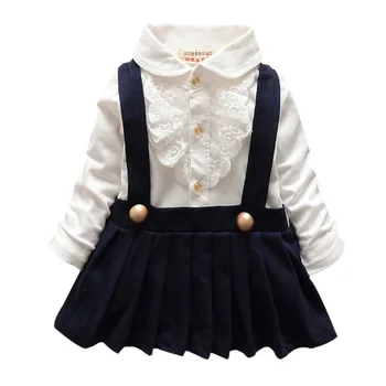 High Quality Baby Children Kids Girl Lapel Pleated Suspender Dress Autumn Winter Lace Shirt Vest Clothes
High Quality Baby Children Kids Girl Lapel Pleated Suspender Dress Autumn Winter Lace Shirt Vest Clothes