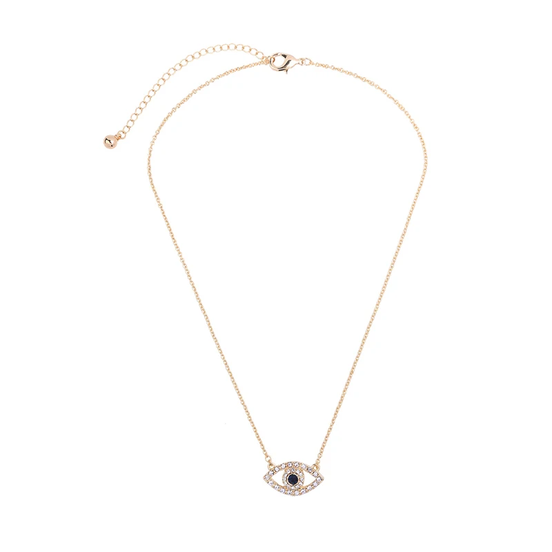 Chic Crystal Eye Pendant Necklaces for Women Fashion New High-end Alloy Gold Color Clavicle Necklaces Female Necklace Jewelry
Chic Crystal Eye Pendant Necklaces for Women Fashion New High-end Alloy Gold Color Clavicle Necklaces Female Necklace Jewelry