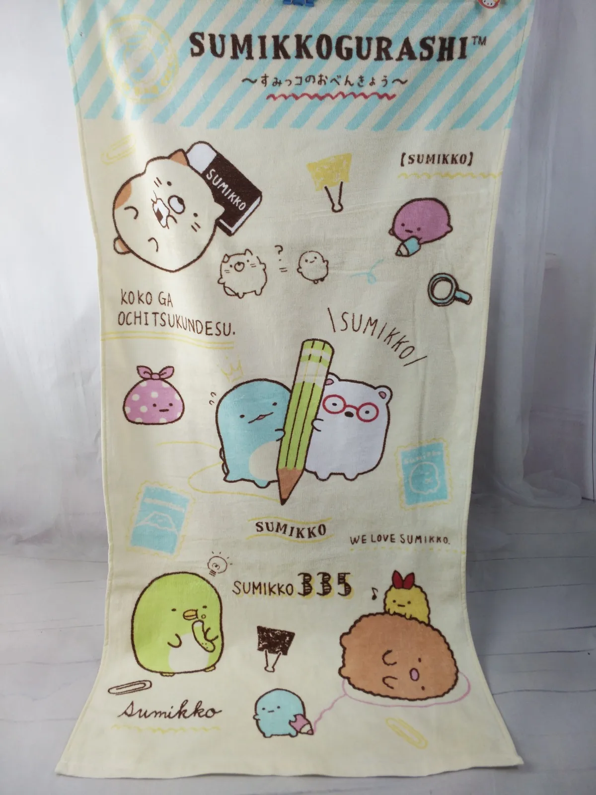 IVYYE 1PCS 100x50CM Sumikko gurashi Fashion Anime Bath Towels Handkerchief Soft Face Towel Cartoon Washcloth Unisex NEW
IVYYE 1PCS 100x50CM Sumikko gurashi Fashion Anime Bath Towels Handkerchief Soft Face Towel Cartoon Washcloth Unisex NEW