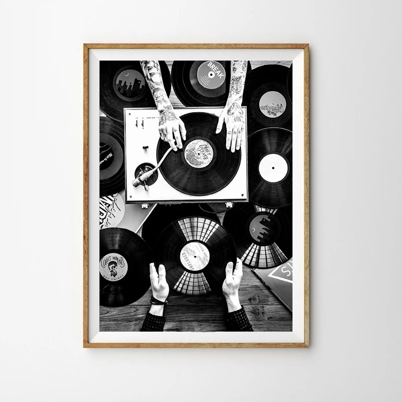 Vinyl Records Lovers Wall Art Canvas Painting Nordic Poster And Print Vintage Photo Black White Wall Picture Living Room Decor
Vinyl Records Lovers Wall Art Canvas Painting Nordic Poster And Print Vintage Photo Black White Wall Picture Living Room Decor