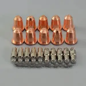 Trafimet S45 30A Consumables Kit 20PK Electrode PR0110 Nozzle PD0116 for Plasma Cutter Torch Cutting Machine
Trafimet S45 30A Consumables Kit 20PK Electrode PR0110 Nozzle PD0116 for Plasma Cutter Torch Cutting Machine