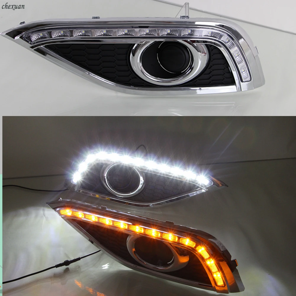 CSCSNL 1 set For Honda CRV CR-V 2012 2013 2014 LED with Turn signal yellow relay 12V Car DRL Daytime Running Lights Accessories
CSCSNL 1 set For Honda CRV CR-V 2012 2013 2014 LED with Turn signal yellow relay 12V Car DRL Daytime Running Lights Accessories