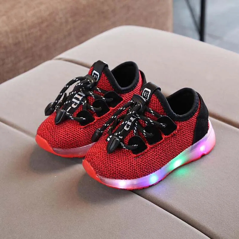Children's LED shoes mesh breathable boys girls glowing sneakers casual kids sport shoes with light up baby shoes for 1-6Years
Children's LED shoes mesh breathable boys girls glowing sneakers casual kids sport shoes with light up baby shoes for 1-6Years