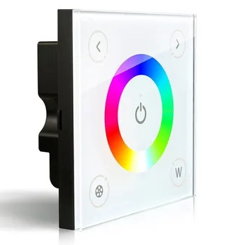 D4 Wall-mounted Touch Panel Full Color RGBW Dimmer Controller LED Strip Lighting 12-24V 16A 192W 384W
D4 Wall-mounted Touch Panel Full Color RGBW Dimmer Controller LED Strip Lighting 12-24V 16A 192W 384W