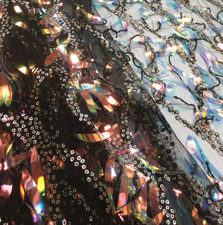 New Fantasy Fringe Sequin Fabric Embroidery Lace Fabric for Dress Bazin Riche Getzner Tissu Telas Tissus Stoffen Material
New Fantasy Fringe Sequin Fabric Embroidery Lace Fabric for Dress Bazin Riche Getzner Tissu Telas Tissus Stoffen Material