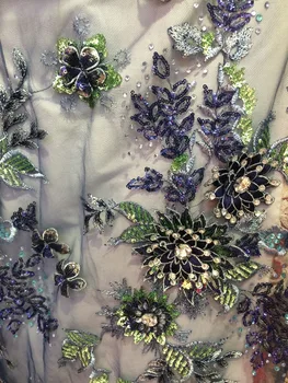 3d Applique flower LJY-3433 Fashion French Lace Material With Beads High Quaity African French Net Lace Fabric
3d Applique flower LJY-3433 Fashion French Lace Material With Beads High Quaity African French Net Lace Fabric