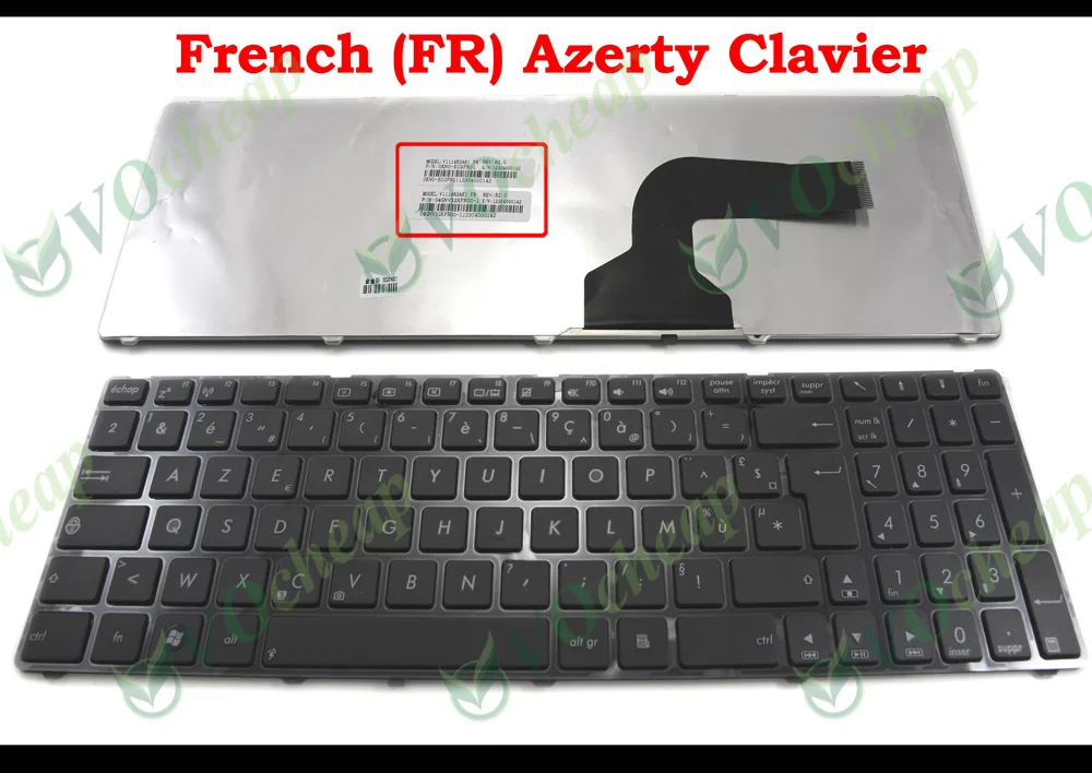 New FR Laptop keyboard for Asus G60 K52 G73 K72 N61 X53 UL50Vt Pro5IF Pro5IJ Pro5IJT X52 X52DR X52F X64 X64VG X64JA A73SV French
New FR Laptop keyboard for Asus G60 K52 G73 K72 N61 X53 UL50Vt Pro5IF Pro5IJ Pro5IJT X52 X52DR X52F X64 X64VG X64JA A73SV French