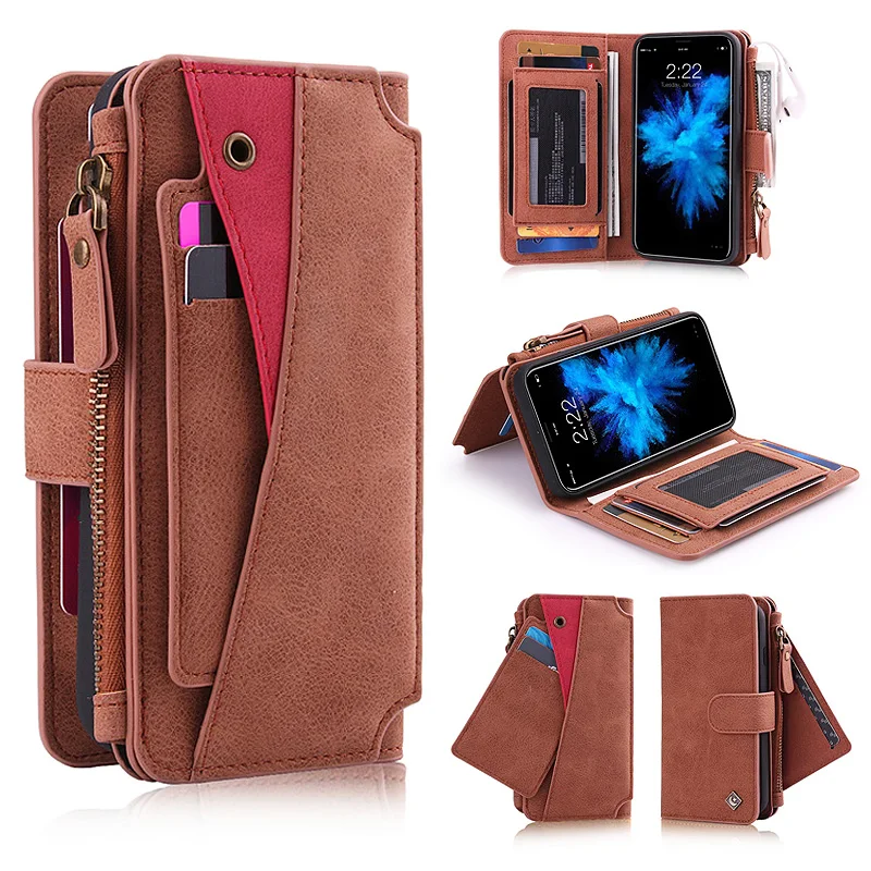 For iPhone 6 6s 7 8 Plus X Xs Max Xr Luxury PU Leather Zipper Wallet Detachable Case For Samsung S7 Edge S8 S9 Plus Note 8 9
For iPhone 6 6s 7 8 Plus X Xs Max Xr Luxury PU Leather Zipper Wallet Detachable Case For Samsung S7 Edge S8 S9 Plus Note 8 9