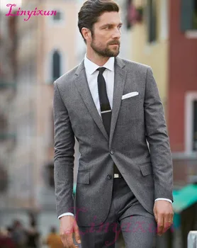 Linyixun New Arrival Gray Wedding Tuxedos Slim Fit Suits For Men Cheap Jacket And Pants Groom Suit Two Pieces Prom Suits
Linyixun New Arrival Gray Wedding Tuxedos Slim Fit Suits For Men Cheap Jacket And Pants Groom Suit Two Pieces Prom Suits