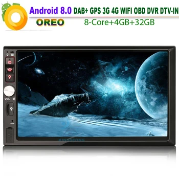 7" HD Double Din Android 8.0 Autoradio Bluetooth SatNav Car Stereo GPS WiFi 4G TPMS DAB+ Car Radio DVR DTV-IN OBD2 RDS BT USB SD
7" HD Double Din Android 8.0 Autoradio Bluetooth SatNav Car Stereo GPS WiFi 4G TPMS DAB+ Car Radio DVR DTV-IN OBD2 RDS BT USB SD