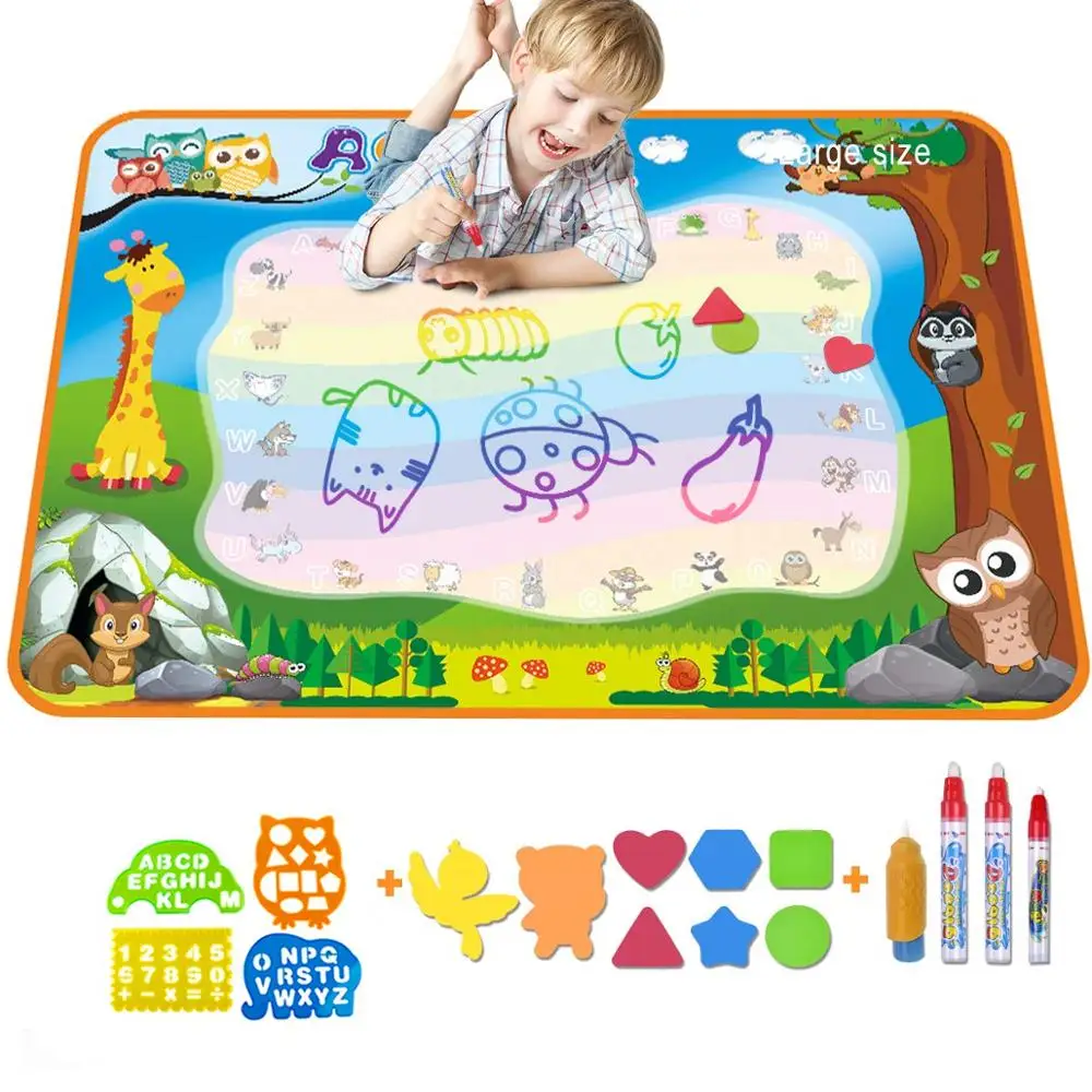 Aqua Magic Doodle Mat Large Water Drawing Mat for Kids Gifts Educational Toy Toddler Painting Board Arts And Crafts For Kids
Aqua Magic Doodle Mat Large Water Drawing Mat for Kids Gifts Educational Toy Toddler Painting Board Arts And Crafts For Kids