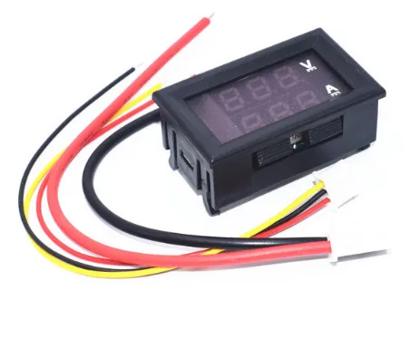 DC 0-100V 10A Digital Voltmeter Ammeter Dual Display Voltage Detector Current Meter Panel Amp Volt Gauge 0.28" Red Blue LED
DC 0-100V 10A Digital Voltmeter Ammeter Dual Display Voltage Detector Current Meter Panel Amp Volt Gauge 0.28" Red Blue LED