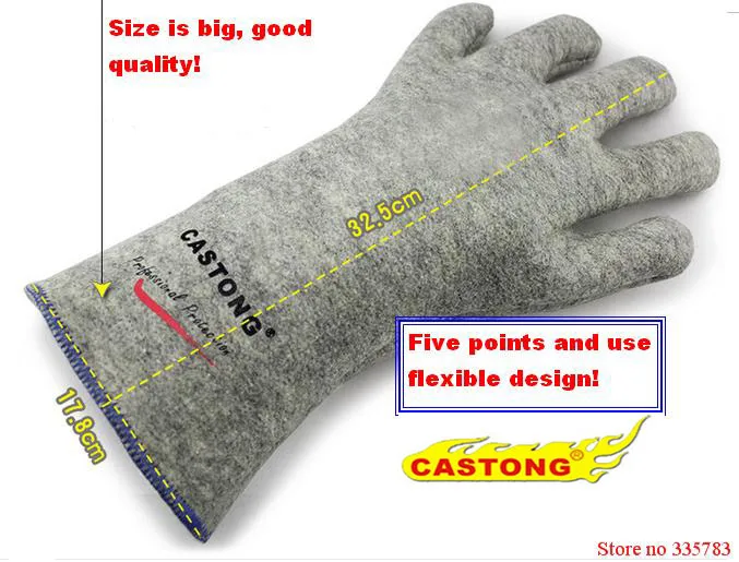 300 degree industrial heating gloves high temperature fire Gloves High quality fireproof gloves Used widely
300 degree industrial heating gloves high temperature fire Gloves High quality fireproof gloves Used widely