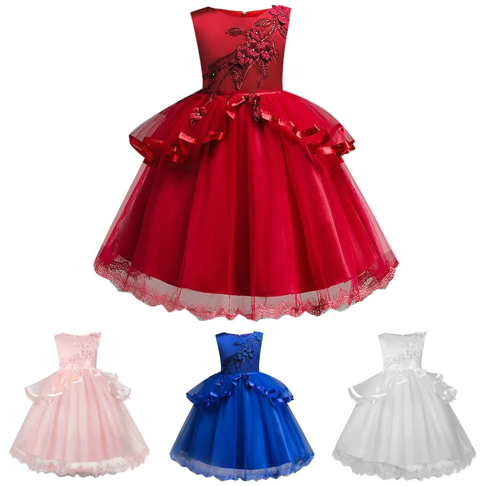 Summer Girls Dresses Solid With Flower Toddler Dress Beautiful Lace Clothes For Girls Sleeveless Party Toddler Girl Clothes
Summer Girls Dresses Solid With Flower Toddler Dress Beautiful Lace Clothes For Girls Sleeveless Party Toddler Girl Clothes