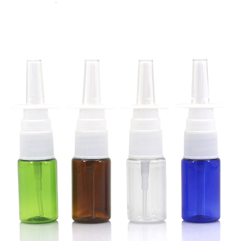 50pcs/lot 10ml colorful nasal spray bottle nasal of medical spray bottle PET plastic bottle small Spray Refillable Bottles
50pcs/lot 10ml colorful nasal spray bottle nasal of medical spray bottle PET plastic bottle small Spray Refillable Bottles