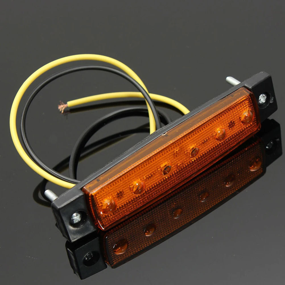 12V 6 LED Bus Trailer Lorry Side Marker Indicator Light lamp Car Truck Trailer Side Marker Indicators Lights Lamp
12V 6 LED Bus Trailer Lorry Side Marker Indicator Light lamp Car Truck Trailer Side Marker Indicators Lights Lamp