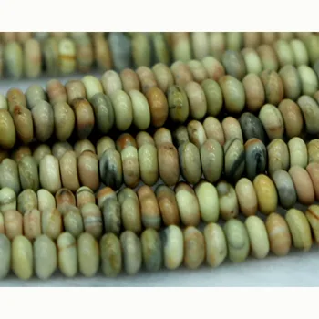 Wholesale Natural Yellow Tallow Jasper Rondelle Loose Stone Small Beads Fit Jewelry DIY Necklaces or Bracelets 15" 03244
Wholesale Natural Yellow Tallow Jasper Rondelle Loose Stone Small Beads Fit Jewelry DIY Necklaces or Bracelets 15" 03244