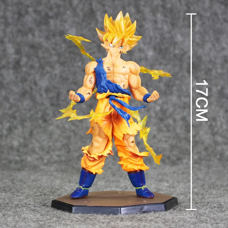 17cm Dragon Ball Figure Toy Son Goku Model Doll Super Saiyan Gokou PVC Figuarts for Collection
17cm Dragon Ball Figure Toy Son Goku Model Doll Super Saiyan Gokou PVC Figuarts for Collection
