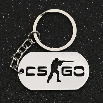 CS GO Keychain Counter Strike CSGO Logo Dog Tag Army Keyring Key Chain Ring Fashion Game Stainless Steel Jewelry Men Wholesale
CS GO Keychain Counter Strike CSGO Logo Dog Tag Army Keyring Key Chain Ring Fashion Game Stainless Steel Jewelry Men Wholesale