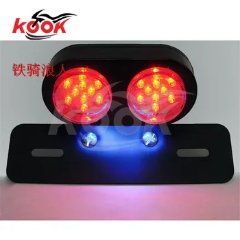 Racer Bobber Custom Motorcycle Tail Light wiht metal Bracket motorbike Twin Oval LED Stop light Rear Brake double lamp indicator
Racer Bobber Custom Motorcycle Tail Light wiht metal Bracket motorbike Twin Oval LED Stop light Rear Brake double lamp indicator
