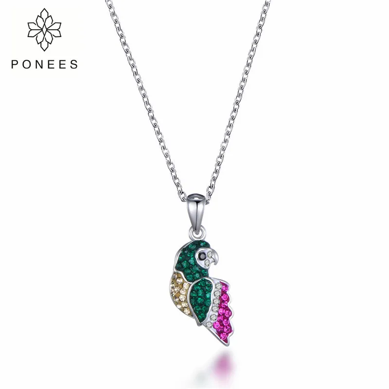 PONEES New Jewelry Arrivals 2018 Cute Parrot Animal Pendants For Women Bird necklace
PONEES New Jewelry Arrivals 2018 Cute Parrot Animal Pendants For Women Bird necklace