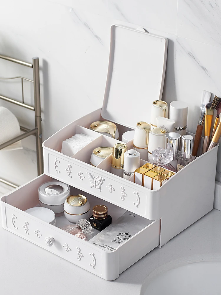 Organizer Organizador European Carving Box Dressing Table Finishing Cosmetics Storage Plastic Jewelry Rectangle Eco-friendly
Organizer Organizador European Carving Box Dressing Table Finishing Cosmetics Storage Plastic Jewelry Rectangle Eco-friendly