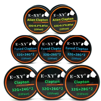 E-XY 5m/roll Alien Clapton Fused Clapton Atomizer Wire heating wire for RDA RBA RTA DIY Atomizer Coil E-Cigarette Vaporizer coil
E-XY 5m/roll Alien Clapton Fused Clapton Atomizer Wire heating wire for RDA RBA RTA DIY Atomizer Coil E-Cigarette Vaporizer coil