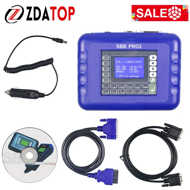 SBB Pro2 V48.88 V48.99 V46.02 V33.01 V33.02 Mini Zedbull Auto Key Programmer SBB Pro 2 Zed Bull OBD2 Key Maker
SBB Pro2 V48.88 V48.99 V46.02 V33.01 V33.02 Mini Zedbull Auto Key Programmer SBB Pro 2 Zed Bull OBD2 Key Maker