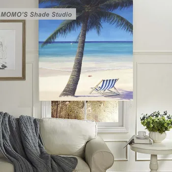 MOMO Painting Window Curtains Roller Shades Blinds Thermal Insulated Blackout Fabric Custom Size, PRB set11-12
MOMO Painting Window Curtains Roller Shades Blinds Thermal Insulated Blackout Fabric Custom Size, PRB set11-12