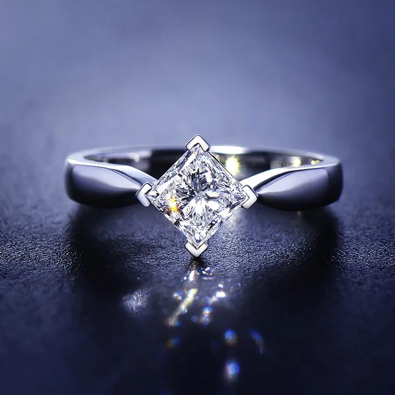 Rhombus Silver Color Ring Jewelry Birthday Anniversary Gift Engagement Banquet Party Wedding Rings for Women Brides Bridemaid
Rhombus Silver Color Ring Jewelry Birthday Anniversary Gift Engagement Banquet Party Wedding Rings for Women Brides Bridemaid