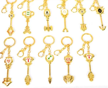 Fairy Tail ZODIAC Star Spirit Magician Lucy summons KEY Twelve Constellation KEYCHAIN Cosplay Gift Action Figure Doll Toys
Fairy Tail ZODIAC Star Spirit Magician Lucy summons KEY Twelve Constellation KEYCHAIN Cosplay Gift Action Figure Doll Toys
