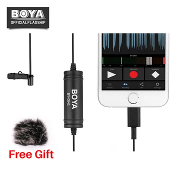 BY-DM1 Wired Omnidirectional Lavalier Microphone Clip-on Mic w IOS Interface Plug for iPhone X 8 7 Plus
BY-DM1 Wired Omnidirectional Lavalier Microphone Clip-on Mic w IOS Interface Plug for iPhone X 8 7 Plus