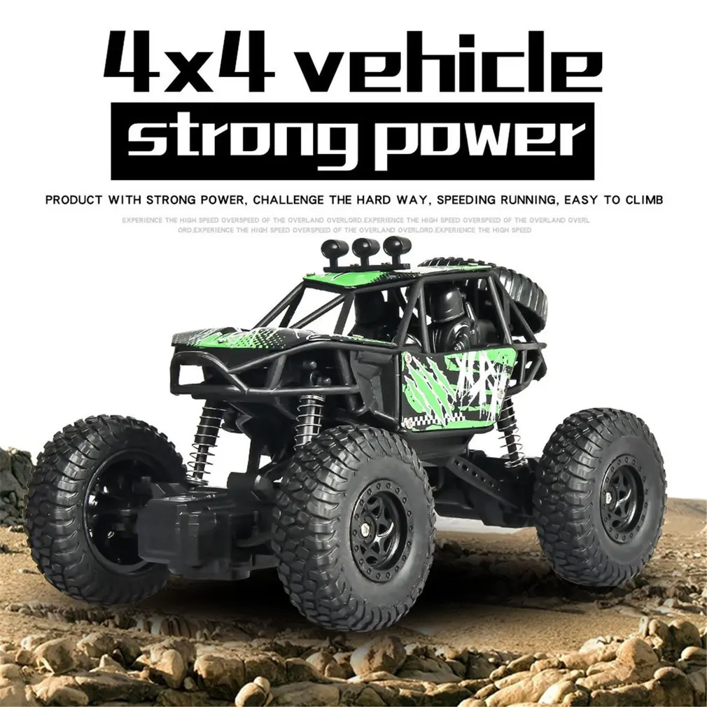 Buggy - 1/20 Scale 2.4Ghz 4WD High-Speed RC Crawler Climber Buggy Off-Road Rock RC Remote Control Car Model RTR with Waterproof HO